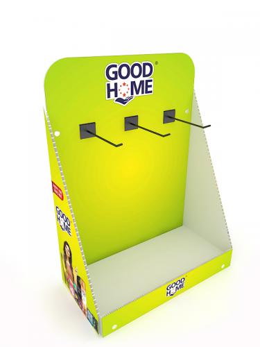 Product Display Stands - Low cost Countertops - foldie Hooks CTU